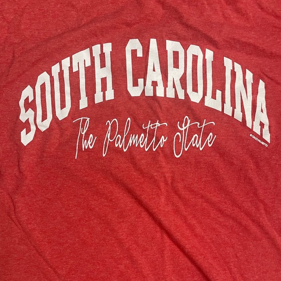 Crazy Palmetto Women’s South Carolina State Logo Short Sleeve Tee EUC - Picture 4 of 4
